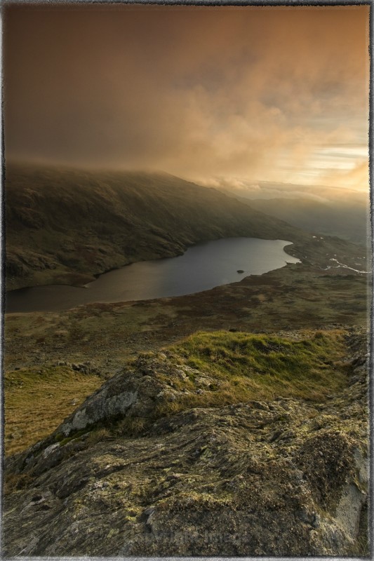 Seathwaite Tarn - Distant Hills