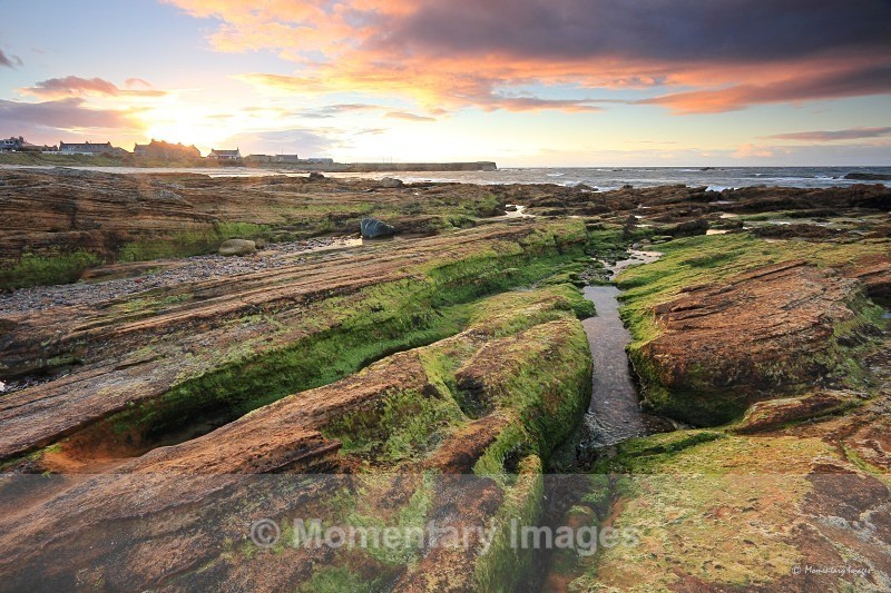 hopeman rocks - Sunrise to sunset gallery