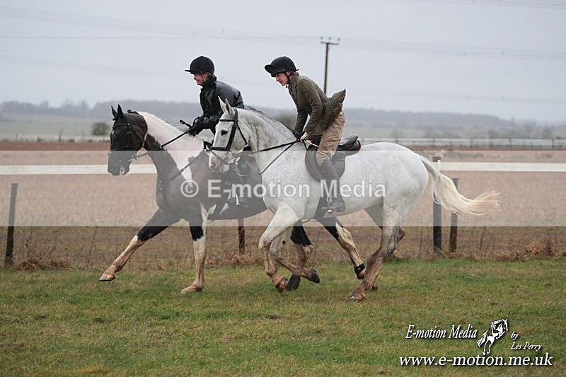 PtP 260125 234 - Cocklebarrow Point-to-Point racing with the Heythrop Hunt 26/01/25