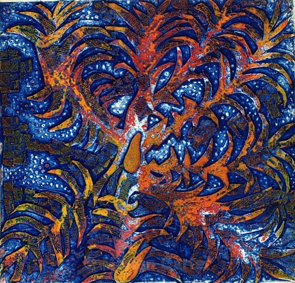 Feather Star - Collagraphs