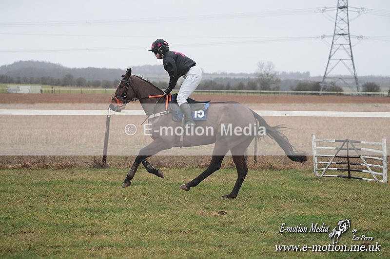 PtP 260125 476 - Cocklebarrow Point-to-Point racing with the Heythrop Hunt 26/01/25
