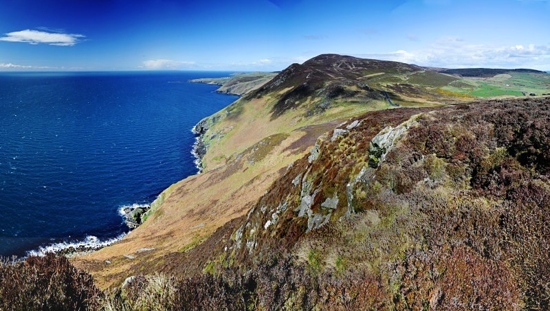 Panorama from the Carnanes - Land of Man