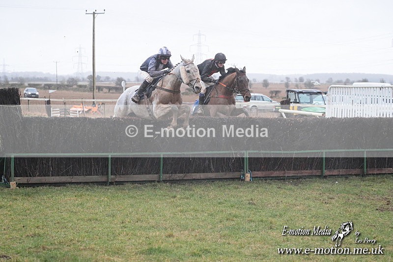 PtP 260125 604 - Cocklebarrow Point-to-Point racing with the Heythrop Hunt 26/01/25
