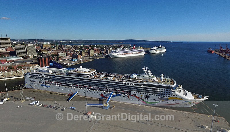 Cruise ships Saint John Harbour New Brunswick Canada - Saint John