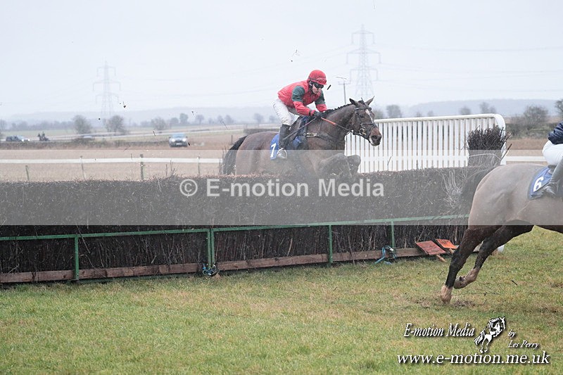 PtP 260125 307 - Cocklebarrow Point-to-Point racing with the Heythrop Hunt 26/01/25