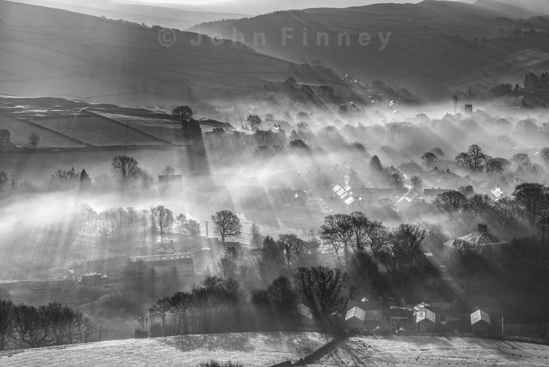 Hayfield sunrise - Extraordinary Black-and-white Photographs