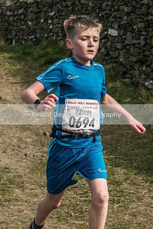 Helm Hill -86 - Kendal Winter League Helm Hill Fell Races (Under 13/15/17 & Seniors) Sunday 16th March 2025