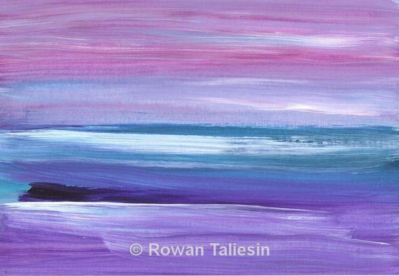 Cornish seascape © Rowan Taliesin 2009 - ABSTRACTS