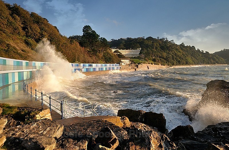 Waves at Meadfoot - Meadfoot Beach Torquay