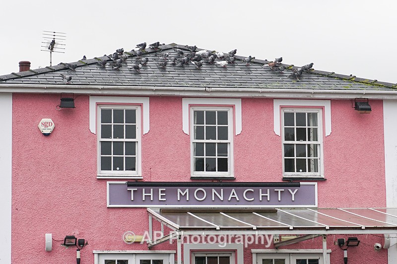 ACP04797-1 - Aberaeron Harbour, during storm Callum 13/10/2018