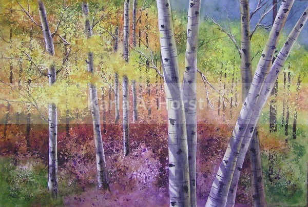 Autumn Aspen I - Original Art