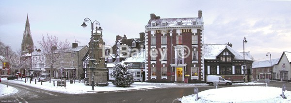 Ruthin Square in Winter - Places &Towns