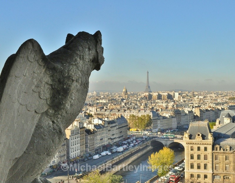 Gargoyle over Paris - Great Places