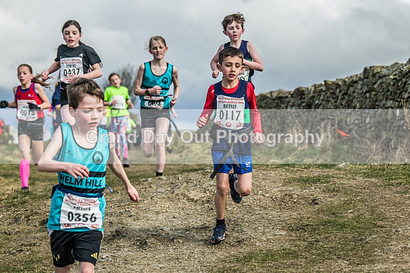 Helm Hill -120 - Kendal Winter League Helm Hill Fell Races (Under 13/15/17 & Seniors) Sunday 16th March 2025