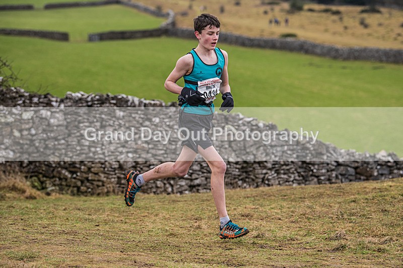 Cunswick U15  U17-5 - Kendal Winter League Cunswick Scar Junior Under 15 & 17 Fell Races Sunday 26th January 2025