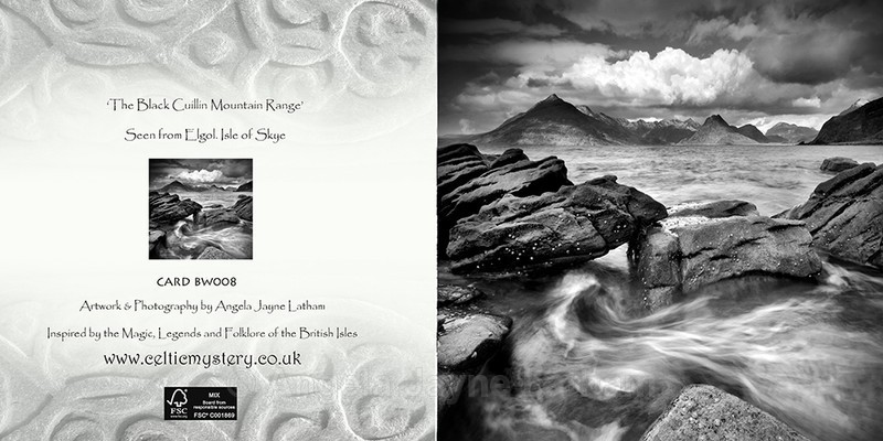 BW008 The Black Cuillin Isle of Skye - Scotland in Black & White
