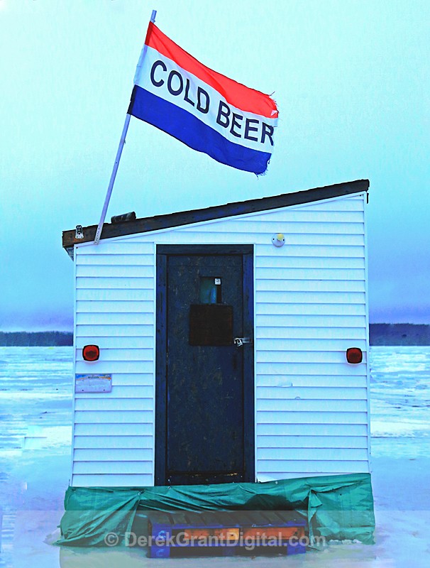 Ice Shack Ice Hut Ice Shanty Cold Beer