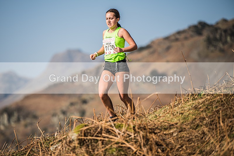 Elterwater-375 - Kendal Winter League Elterwater Under 15/17 Fell Races Sunday 9th March 2025