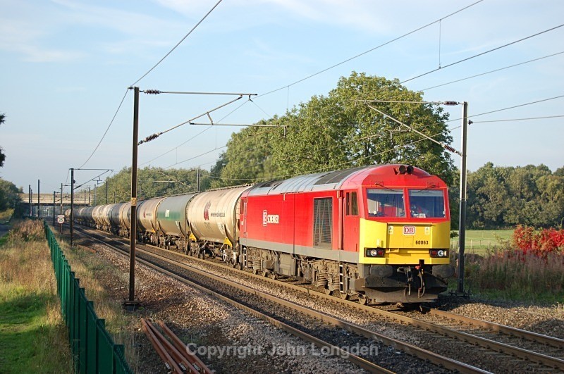 23.9.13 - 60063 6D43 Jarrow - Lindsey, Darlington south - East Coast Main Line (north to south)