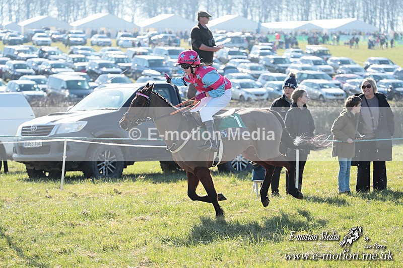 PR 010325 30 - Pony Racing from Beaufort Races Didmarton 01/03/25