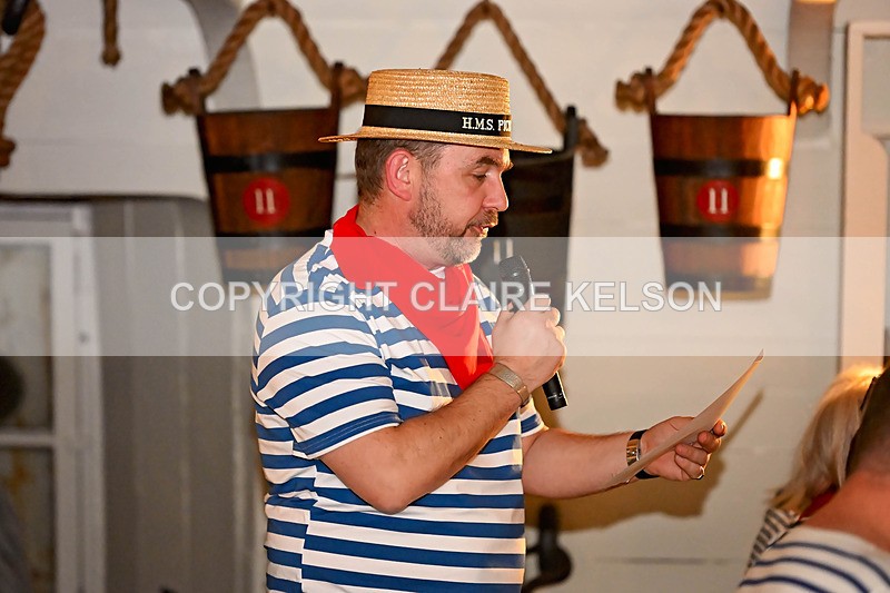HMS PICKLE-82 - PICKLE NIGHT HMS WARRIOR 1860