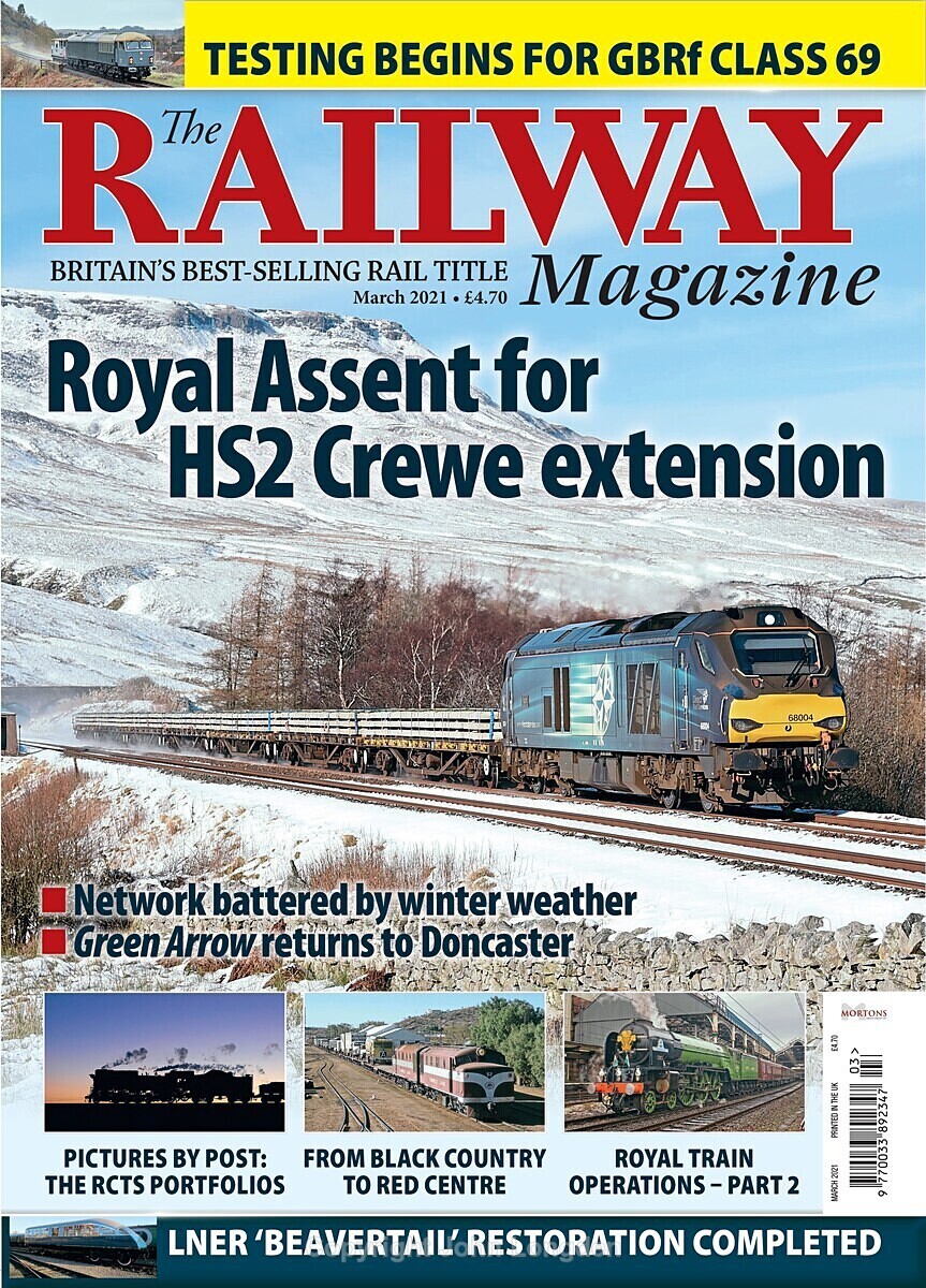 Railway Magazine cover shot March 2021 - Ais Gill - Milepost 260