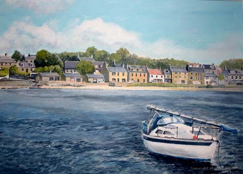 Limekilns Foreshore - ORIGINAL PAINTING NOW SOLD - Landscapes