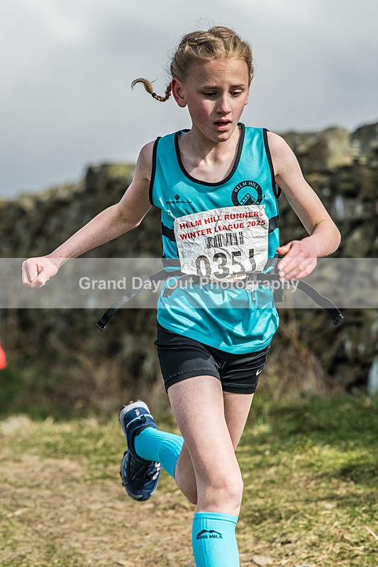 Helm Hill -71 - Kendal Winter League Helm Hill Fell Races (Under 13/15/17 & Seniors) Sunday 16th March 2025