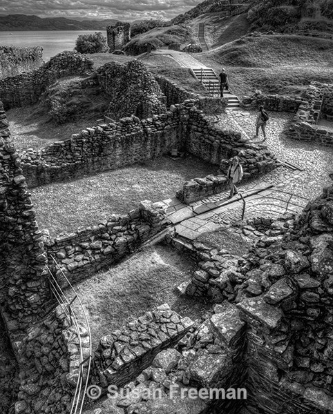 Urquhart Castle - Monochrome