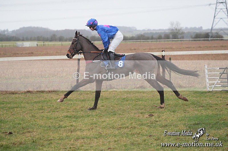 PtP 260125 485 - Cocklebarrow Point-to-Point racing with the Heythrop Hunt 26/01/25
