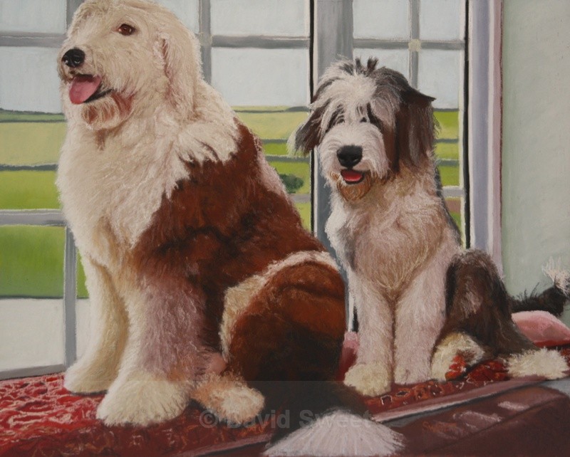 Kuddles and Malcolm - Paintings