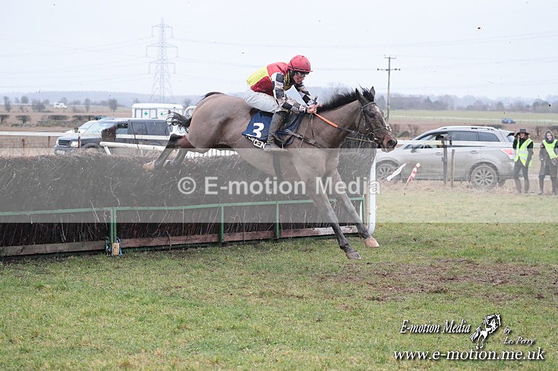 PtP 260125 877 - Cocklebarrow Point-to-Point racing with the Heythrop Hunt 26/01/25