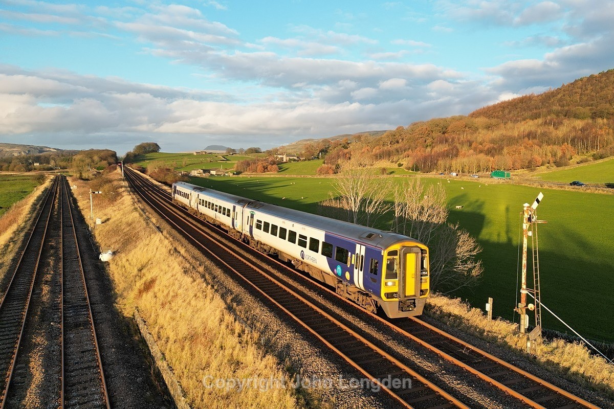 JL - 28.11.23 158754 13:36 Carlisle - Leeds, Settle Jn - Settle Junction