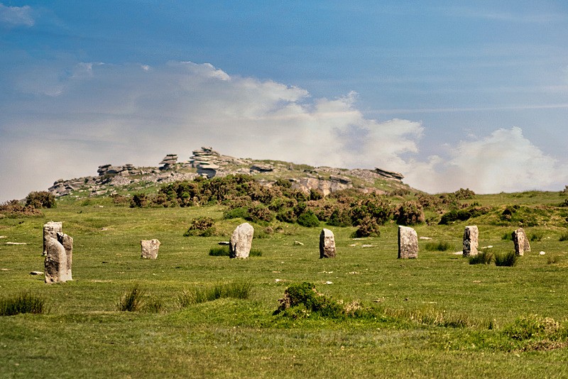 Cheesewring view at Stowes Hill and The Hurlers - Bodmin Moor mainly Minions