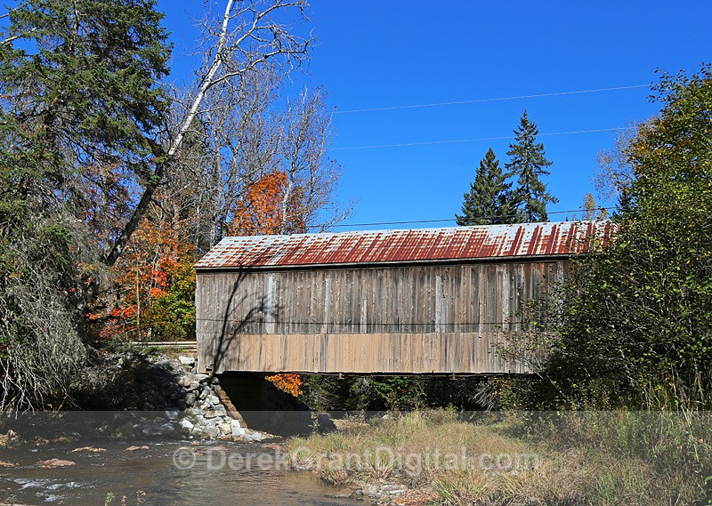 Trout Creek #4 Covered Bridge Urney Waterford New Brunswick Canada - Covered Bridges of New Brunswick