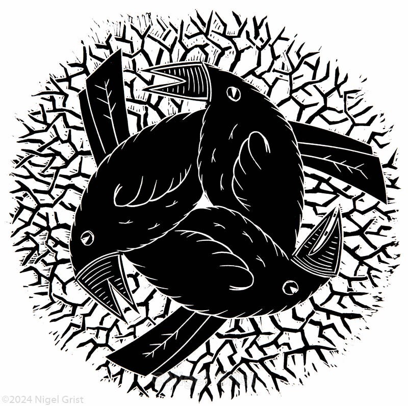  - Linocut