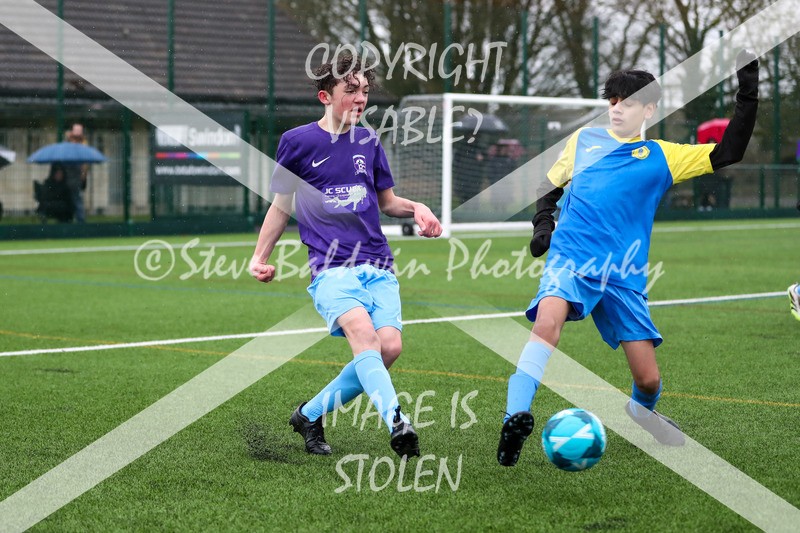 1DX20337 - 2026-02-15 FC Abbey Meads U13 Purple V Royal Wootton Bassett Town Youth U13 Yellow