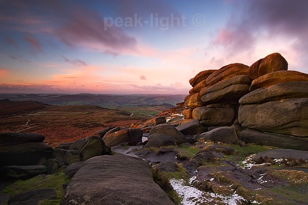 The Shelter on Higger Tor - Peak District
