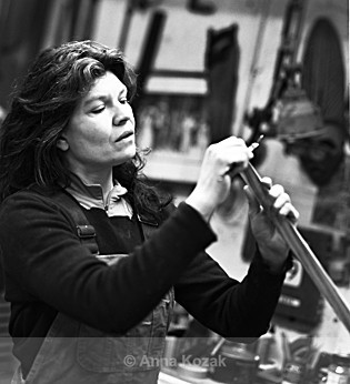 Marie the carpenter - 4x5 large format portraiture