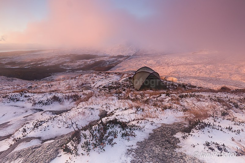 Winter Sunrise Over  the Mournes 2 - Mourne Mountains