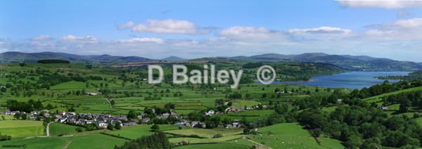 Llanuchllyn village