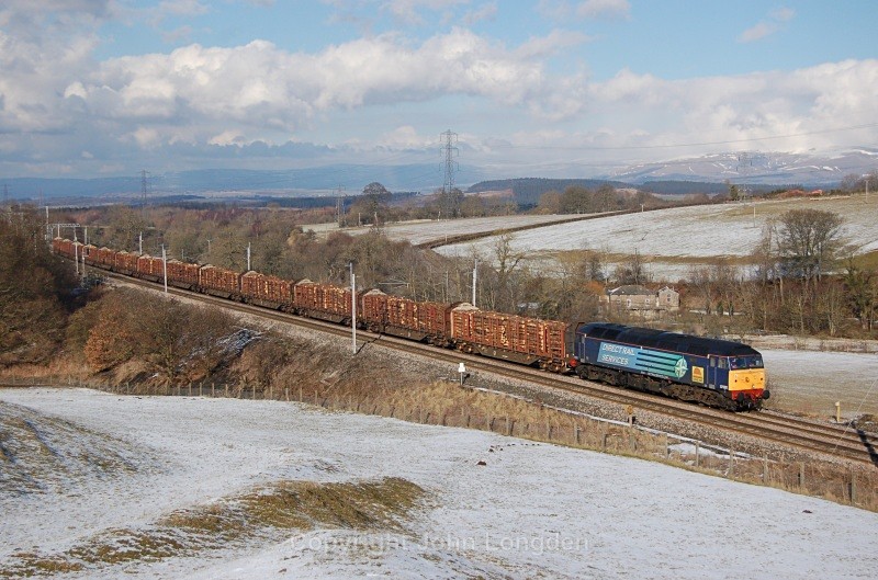 22.2.10 - 57002 6J37 Carlisle - Chirk, Great Strickland - West Coast Main Line (north to south)