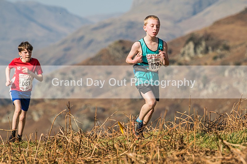 Elterwater-33 - Kendal Winter League Elterwater Under 13 Fell Race Sunday 9th March 2025