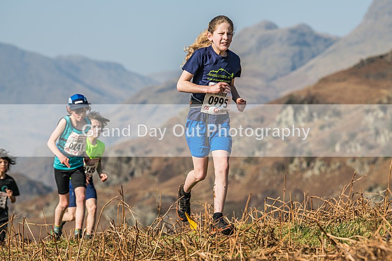 Elterwater-69 - Kendal Winter League Elterwater Under 13 Fell Race Sunday 9th March 2025