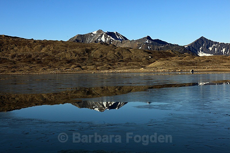 Lagoon near Charlesbreen 4114 - Autumn