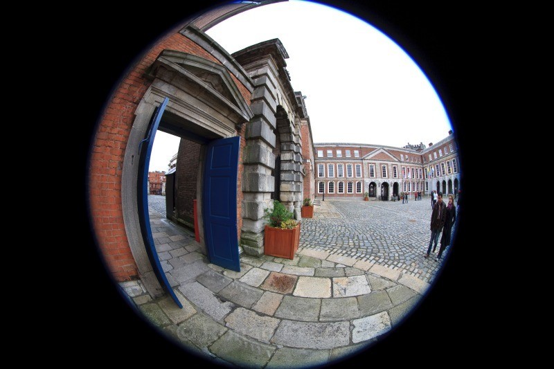 State Apartments - Dublin - through a fisheye lens