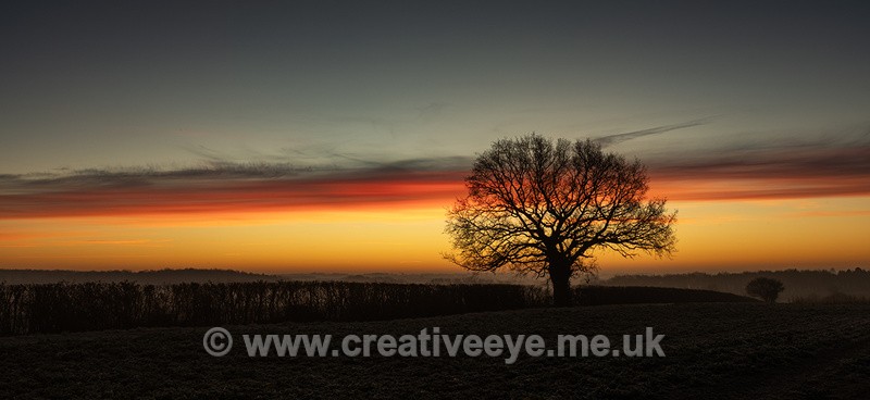 No.0057. The last traces of night. - Landscape