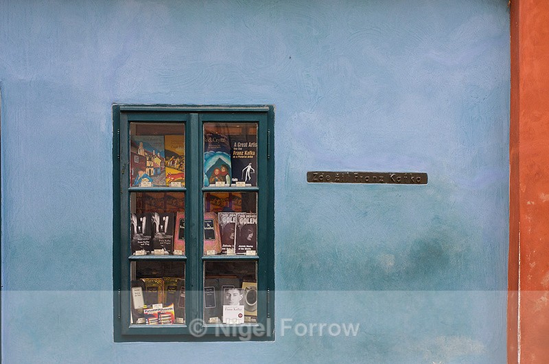 Franz Kafka house in Golden Lane, Prague - Prague, Czech Republic