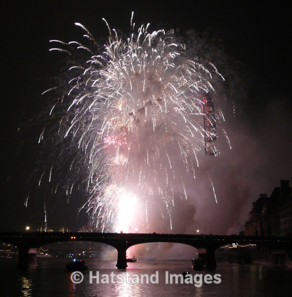 New Year's Eve, London 2007 - places