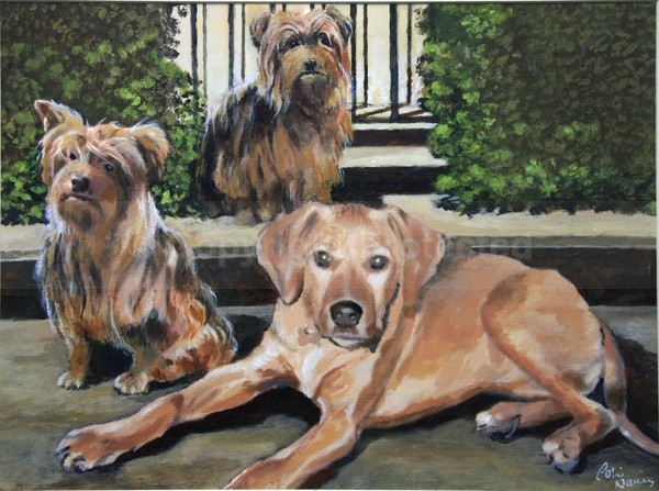 Sandy, Bengy & Barney - Portraits and figurative work